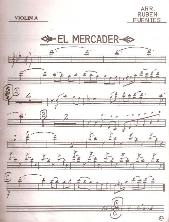 La imagen puede contener una previsualizacion de una partitura